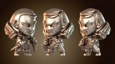 3D модель Бандиты Ножи (STL)