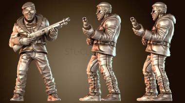 3D модель Член банды грабителей банков Джордж Хестреган (STL)