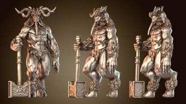 3D модель Бафомет Молот Огромный (STL)