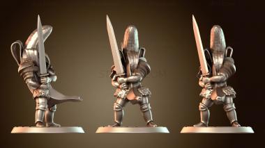 3D модель Варвар-воин (STL)