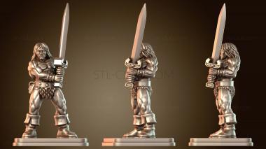 3D модель Варвар Героический (STL)