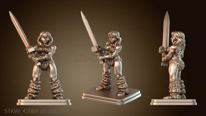 Military Варварка-женщина c