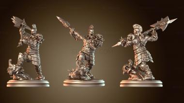 3D модель Девушка-варвар (STL)