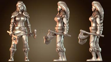 3D модель Варвар-герой (STL)