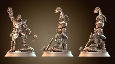 3D модель Варвар-всадник (STL)