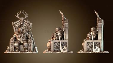 3D модель Варвар-лев-человек (STL)