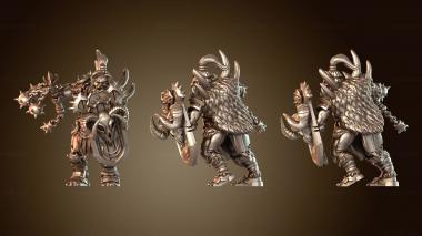 3D модель Варвар-воин (STL)