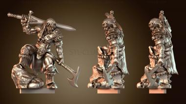 3D модель Варвар-наемник (STL)