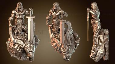 3D модель Персонаж игрока-варвара (STL)