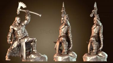 3D модель Варвар с (STL)