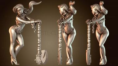 3D модель Варварский вариант черепа (STL)