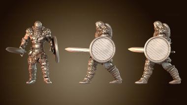 3D модель Варвар-воин (STL)