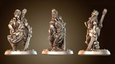 3D модель Бард Мужской (STL)