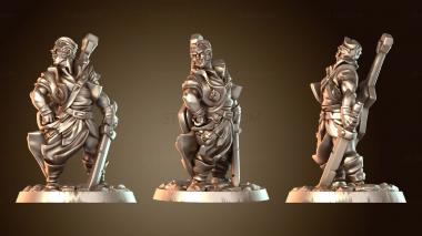 3D модель Бард Мужской Улучшенный (STL)