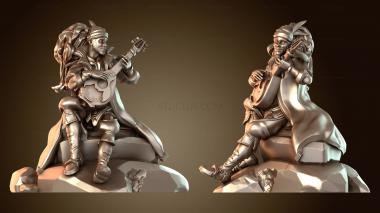 3D модель Бард Сидящий (STL)