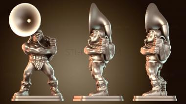 3D модель Группа бардов Варвар (STL)