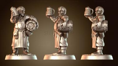 3D модель Подробный бармен (STL)