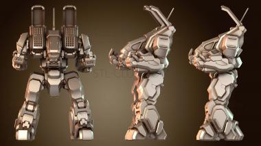 3D модель Battletech Battle Armor Elemental Assault (STL)