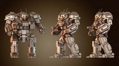 3D модель Battletech Guardian (STL)