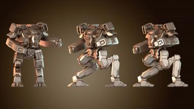 3D модель Battletech Prime Вариант Три (STL)