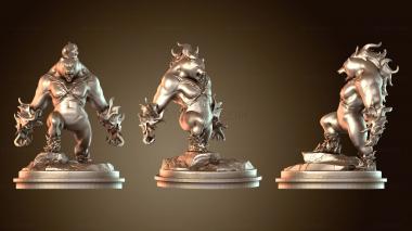 3D модель Медведь Брутальный (STL)