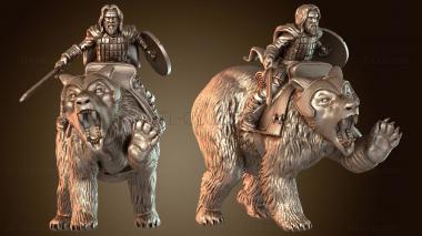3D модель Вариант «Медвежий всадник» (STL)