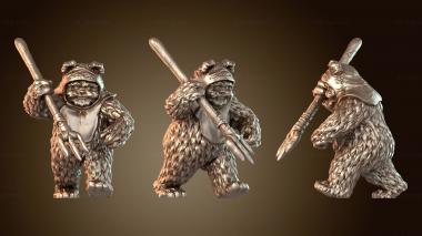 3D модель Медведь-воин (STL)