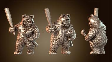 3D модель Медведь-воин-благородный (STL)