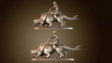 3D модель Звериный всадник (STL)