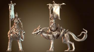 3D модель Знаменосец Beast Riders (STL)