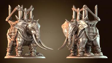 3D модель Beast War Elephant Casual (STL)