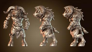 3D модель Зверочеловек Дикарь (STL)