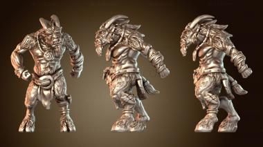 3D модель Зверочеловек-фанатик (STL)