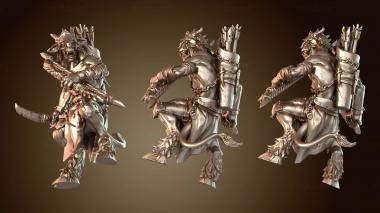 3D модель Зверолюди Капра Хантер (STL)