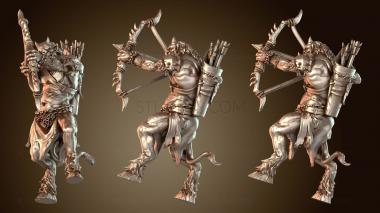 3D модель Зверолюди Охотники Капра (STL)