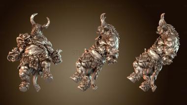 3D модель Зверолюд Минотавр (STL)