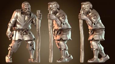 3D модель Нищий Оборванный (STL)
