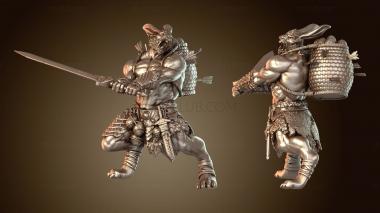 3D модель Солдаты-берсерки-кролики (STL)