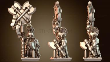 3D модель Берсерк Гном Дикарь (STL)
