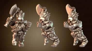 3D модель Берсерк Гном Огнебород (STL)