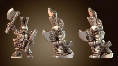 3D модель Берсерк Гном Ночной Топор (STL)