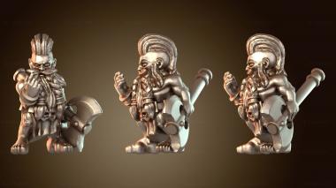 3D модель Берсерк Гном Рунический Топор (STL)