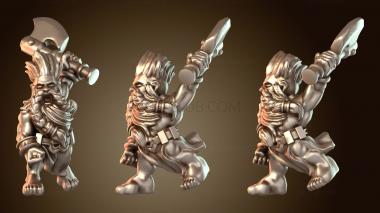 3D модель Берсерк Гном Громорожденный (STL)