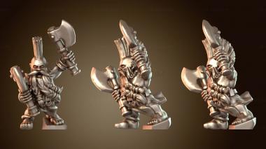 3D модель Берсерк Гном Быстрый Топор (STL)