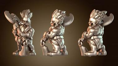 3D модель Берсерк Гном Бесстрашный (STL)