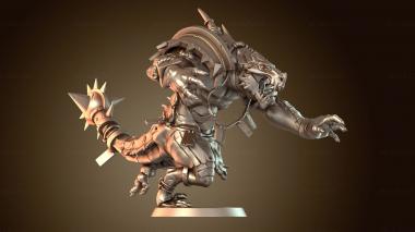 3D модель Bigsaurus Fantasy Sport Armored (STL)