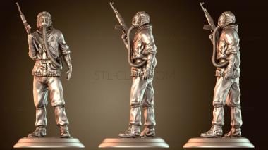 3D модель Солдат биологической опасности — бронированный левый (STL)