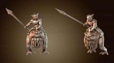 3D модель Черный морковный гоблин на Gnaw Beast Gobo B (STL)