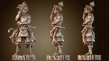 3D модель Черный Гоку Роуз Самурай (STL)