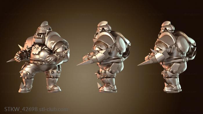 Military Переделка Black Orc Ork Blocker